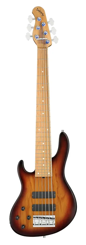 Sadowsky MasterBuilt 24-Fret Modern Bass, Swamp Ash Body, Roasted Maple Fingerboard, 6-String, Lefthand - '59 Burst Transparent Satin Top-Angebot