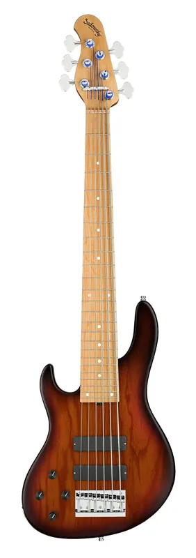 Top-Preis Sadowsky MasterBuilt 24-Fret Modern Bass, Swamp Ash Body, Roasted Maple Fingerboard, 6-String, Lefthand - Almond Sunburst Transparent Satin