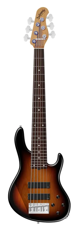 Sadowsky MasterBuilt 24-Fret Modern Bass, Red Alder Body, Morado Fingerboard, 6-String - '59 Burst Transparent High Polish Rabatt