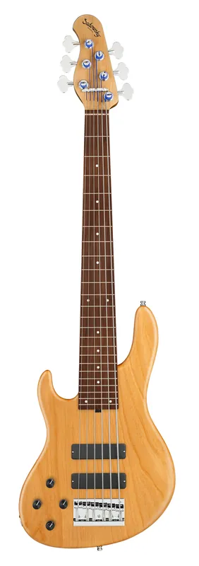Sadowsky MasterBuilt 24-Fret Modern Bass, Red Alder Body, Morado Fingerboard, 6-String, Lefthand - Natural Transparent Satin Neu