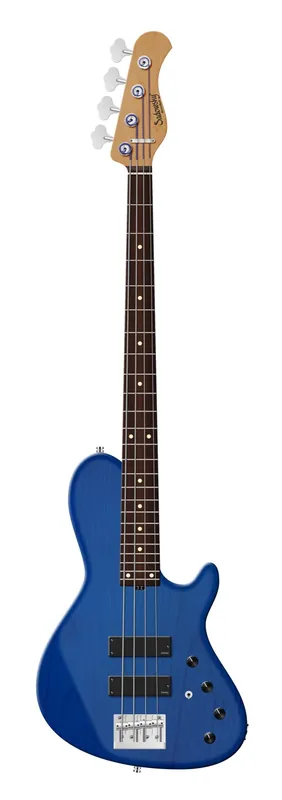 Meistverkauft Sadowsky MasterBuilt 24-Fret Single Cut Bass, Red Alder Body, Morado Fingerboard, 4-String - Ocean Blue Transparent Satin