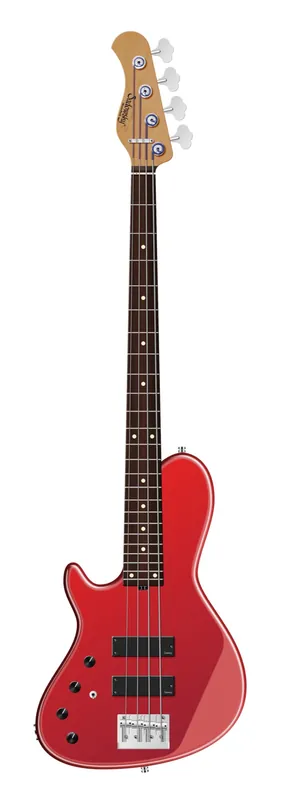 Jetzt Bestellen Sadowsky MasterBuilt 24-Fret Single Cut Bass, Red Alder Body, Morado Fingerboard, 4-String, Lefthand - Solid Dakota Red High Polish