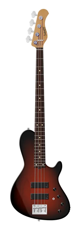 Sadowsky MasterBuilt 24-Fret Single Cut Bass, Red Alder Body, Morado Fingerboard, 4-String - Almond Sunburst Transparent Satin Aktuell
