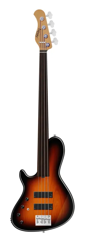Sadowsky MasterBuilt 24-Fret Single Cut Bass, Red Alder Body, Tigerstripe Ebony Fingerboard, 4-String, Fretless, Lefthand - '59 Burst Transparent High Polish Angebot