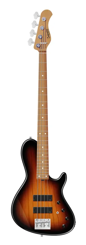 Heißes Angebot Sadowsky MasterBuilt 24-Fret Single Cut Bass, Swamp Ash Body, Roasted Maple Fingerboard, 4-String - '59 Burst Transparent High Polish