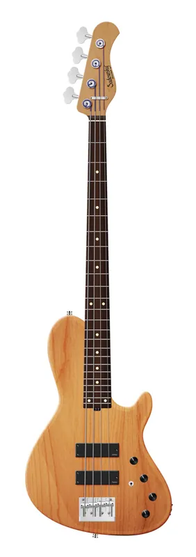 Sadowsky MasterBuilt 24-Fret Single Cut Bass, Red Alder Body, Morado Fingerboard, 4-String - Natural Transparent Satin Billig