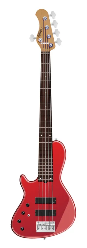Solange Der Vorrat Reicht Sadowsky MasterBuilt 24-Fret Single Cut Bass, Red Alder Body, Morado Fingerboard, 5-String, Lefthand - Solid Dakota Red High Polish