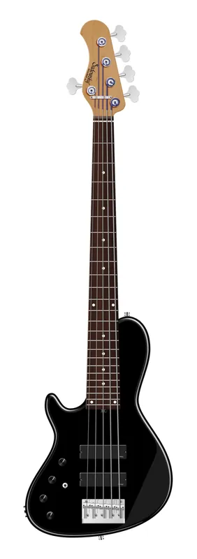 Solange Der Vorrat Reicht Sadowsky MasterBuilt 24-Fret Single Cut Bass, Red Alder Body, Morado Fingerboard, 5-String, Lefthand - Solid Black High Polish