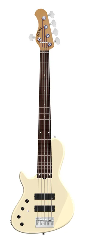 Neu Im Sortiment Sadowsky MasterBuilt 24-Fret Single Cut Bass, Red Alder Body, Morado Fingerboard, 5-String, Lefthand - Solid Olympic White High Polish