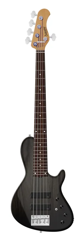 Saisonangebot Sadowsky MasterBuilt 24-Fret Single Cut Bass, Red Alder Body, Morado Fingerboard, 5-String - Nirvana Black Transparent Satin