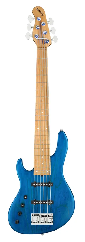 Sadowsky MasterBuilt 24-Fret Standard J/J Bass, Swamp Ash Body, Roasted Maple Fingerboard, 6-String, Lefthand - Ocean Blue Transparent Satin Günstig