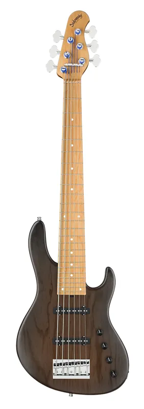 Heißes Angebot Sadowsky MasterBuilt 24-Fret Standard J/J Bass, Swamp Ash Body, Roasted Maple Fingerboard, 6-String - Nirvana Black Transparent Satin