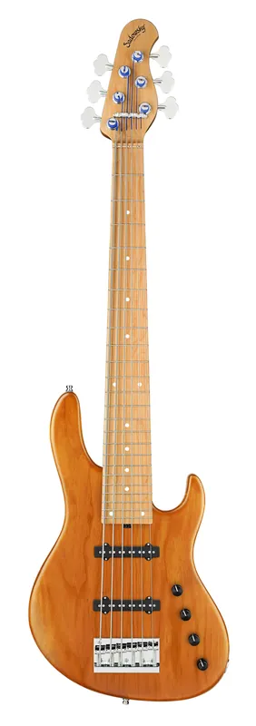 Sadowsky MasterBuilt 24-Fret Standard J/J Bass, Swamp Ash Body, Roasted Maple Fingerboard, 6-String - Honey Violin Transparent Satin Schnäppchen