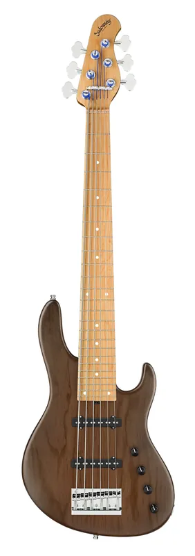 Sadowsky MasterBuilt 24-Fret Standard J/J Bass, Swamp Ash Body, Roasted Maple Fingerboard, 6-String - Antique Tobacco Transparent Satin Direktkauf