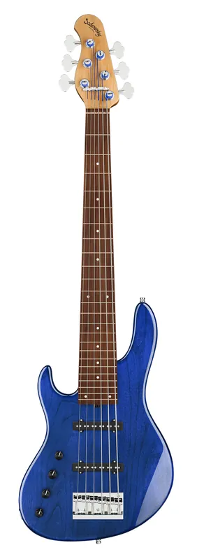 Sadowsky MasterBuilt 24-Fret Standard J/J Bass, Red Alder Body, Morado Fingerboard, 6-String, Lefthand - Ocean Blue Transparent High Polish Kostenloser Rückversand