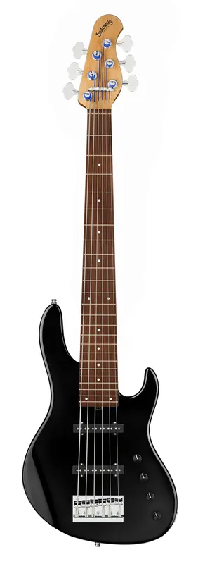 Kracherpreis Sadowsky MasterBuilt 24-Fret Standard J/J Bass, Red Alder Body, Morado Fingerboard, 6-String - Solid Black High Polish