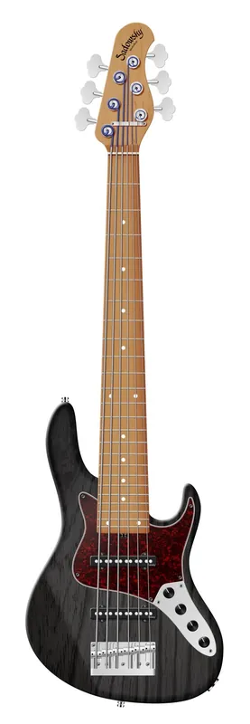 Top-Preis Sadowsky MasterBuilt 24-Fret Vintage J/J Bass, Swamp Ash Body, Roasted Maple Fingerboard, 6-String - Nirvana Black Transparent Satin