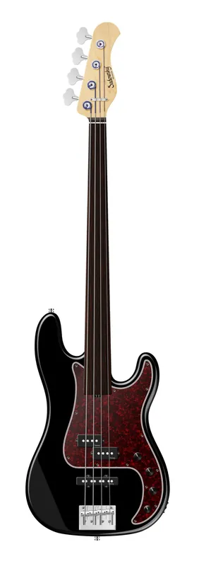 Begrenztes Angebot Sadowsky MetroLine 21-Fret Hybrid P/J Bass, Swamp Ash Body, Tigerstripe Ebony Fingerboard, 4-String, Fretless - Solid Black High Polish