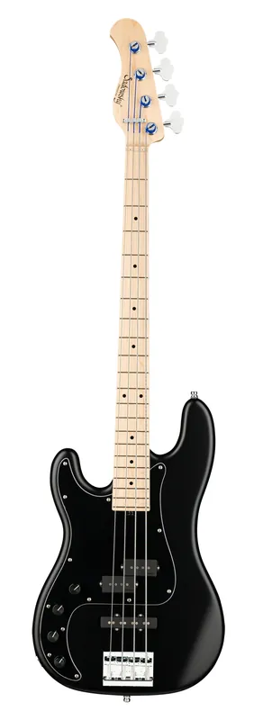 Sadowsky MetroLine 21-Fret Hybrid P/J Bass, Swamp Ash Body, Maple Fingerboard, 4-String, Lefthand - Solid Black Satin Letzte Chance