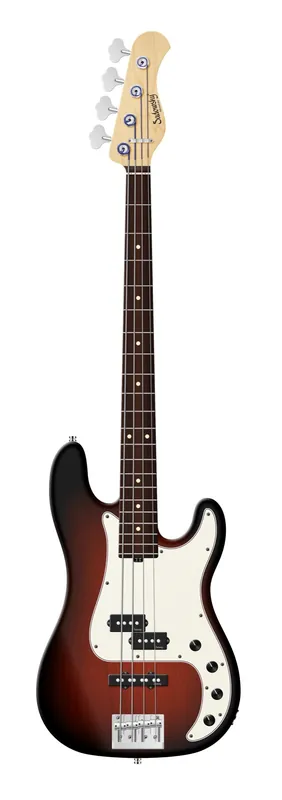 Zertifiziert Sadowsky MetroLine 21-Fret Hybrid P/J Bass, Red Alder Body, Morado Fingerboard, 4-String - Almond Sunburst Transparent Satin