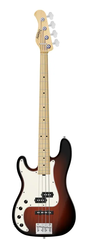 Letzte Chance Sadowsky MetroLine 21-Fret Hybrid P/J Bass, Swamp Ash Body, Maple Fingerboard, 4-String, Lefthand - Almond Sunburst Transparent Satin