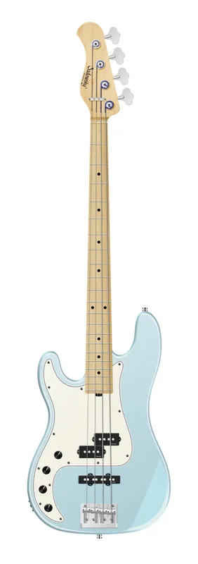Sadowsky MetroLine 21-Fret Hybrid P/J Bass, Solidbody, Swamp Ash Body, Maple Fingerboard, 4-String, Lefthand - Solid Ice Blue Metallic Satin Knallerangebot