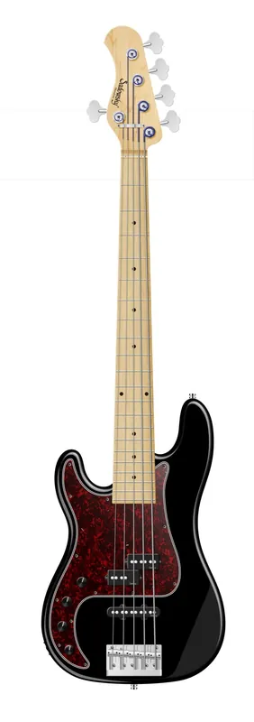 Top-Preis Sadowsky MetroLine 21-Fret Hybrid P/J Bass, Solidbody, Swamp Ash Body, Maple Fingerboard, 5-String, Lefthand - Solid Black High Polish
