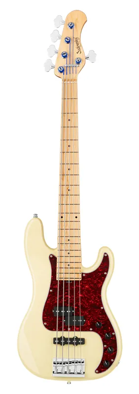 Zertifiziert Sadowsky MetroLine 21-Fret Hybrid P/J Bass, Swamp Ash Body, Maple Fingerboard, 5-String - Solid Olympic White High Polish