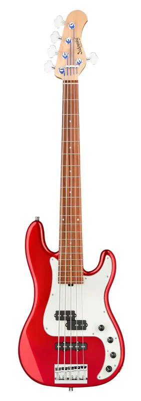 Ausverkauf Sadowsky MetroLine 21-Fret Hybrid P/J Bass, Red Alder Body, Morado Fingerboard, 5-String - Solid Candy Apple Red Metallic High Polish