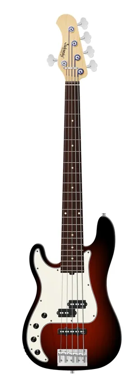 Sadowsky MetroLine 21-Fret Hybrid P/J Bass, Red Alder Body, Morado Fingerboard, 5-String, Lefthand - Almond Sunburst Transparent Satin Super-Preis
