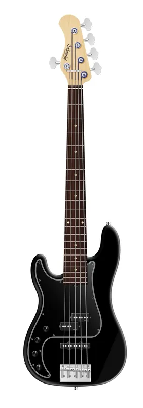Begrenztes Angebot Sadowsky MetroLine 21-Fret Hybrid P/J Bass, Red Alder Body, Morado Fingerboard, 5-String, Lefthand - Solid Black Satin
