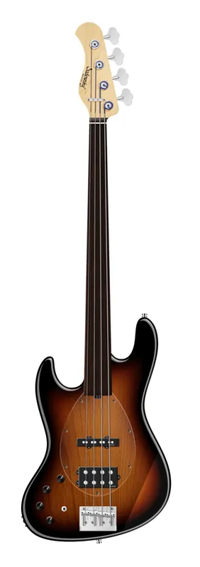 Sadowsky MetroLine 21-Fret Vintage M/J Bass, Red Alder Body, Tigerstripe Ebony Fingerboard, 4-String, Fretless, Lefthand - '59 Burst Transparent High Polish Kracherpreis
