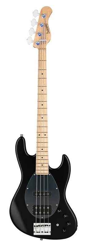 Sadowsky MetroLine 21-Fret Vintage M/J Bass, Swamp Ash Body, Maple Fingerboard, 4-String - Solid Black Satin Nur Heute