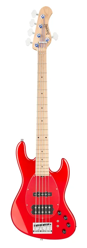 Sadowsky MetroLine 21-Fret Vintage M/J Bass, Swamp Ash Body, Maple Fingerboard, 5-String - Solid Candy Apple Red Metallic High Polish Bestpreis