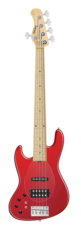 Preis Gesenkt Sadowsky MetroLine 21-Fret Vintage M/J Bass, Swamp Ash Body, Maple Fingerboard, 5-String, Lefthand - Solid Candy Apple Red Metallic High Polish