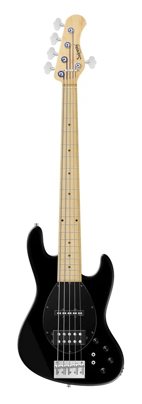 Sadowsky MetroLine 21-Fret Vintage M/J Bass, Swamp Ash Body, Maple Fingerboard, 5-String - Solid Black Satin Beliebt