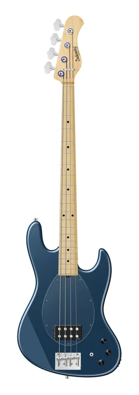 Highlight Sadowsky MetroLine 21-Fret Vintage M Bass, Swamp Ash Body, Maple Fingerboard, 4-String - Solid Dark Lake Placid Blue Metallic High Polish