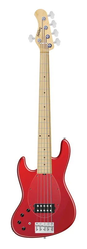 Sadowsky MetroLine 21-Fret Vintage M Bass, Swamp Ash Body, Maple Fingerboard, 5-String, Lefthand - Solid Candy Apple Red Metallic High Polish Super-Preis
