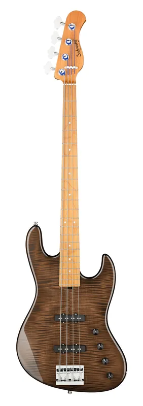 Sadowsky MetroLine Deluxe 21-Fret Standard J/J Bass, Okoume Body, Roasted Maple Fingerboard, 4-String - Antique Tobacco Transparent High Polish Knallerangebot