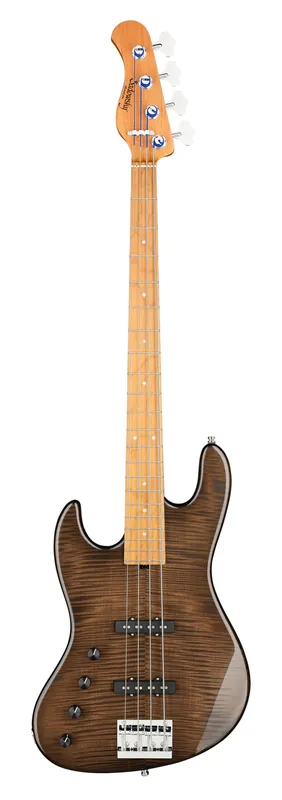 Preis Gesenkt Sadowsky MetroLine Deluxe 21-Fret Standard J/J Bass, Okoume Body, Roasted Maple Fingerboard, 4-String, Lefthand - Antique Tobacco Transparent High Polish
