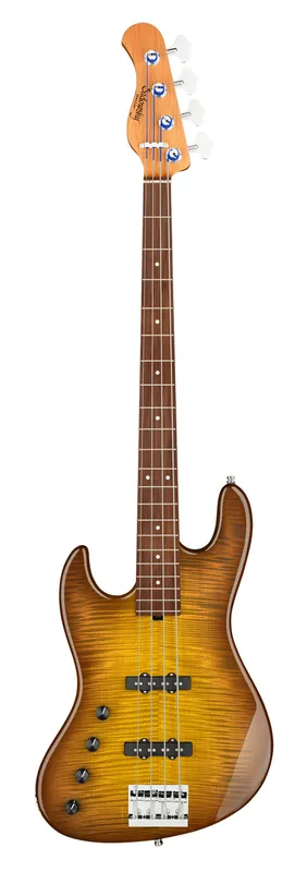 Solange Der Vorrat Reicht Sadowsky MetroLine Deluxe 21-Fret Standard J/J Bass, Okoume Body, Morado Fingerboard, 4-String, Lefthand - Caramel Burst Transparent High Polish