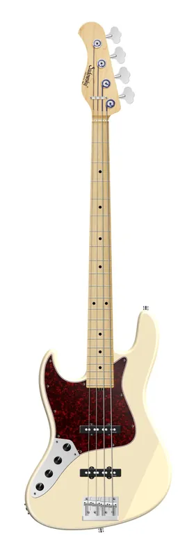 Sadowsky MetroLine 21-Fret Vintage J/J Bass, Swamp Ash Body, Maple Fingerboard, 4-String, Lefthand - Solid Olympic White High Polish Neue Ware
