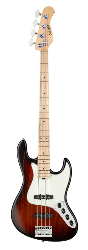 Heißes Angebot Sadowsky MetroLine 21-Fret Vintage J/J Bass, Swamp Ash Body, Maple Fingerboard, 4-String - Almond Sunburst Transparent Satin