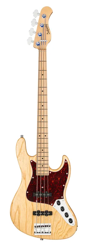 Sadowsky MetroLine 21-Fret Vintage J/J Bass, Swamp Ash Body, Maple Fingerboard, 4-String - Natural Transparent Satin Sichere Zahlung