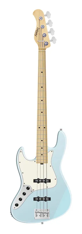 Must-Have Sadowsky MetroLine 21-Fret Vintage J/J Bass, Swamp Ash Body, Maple Fingerboard, 4-String, Lefthand - Solid Ice Blue Metallic Satin