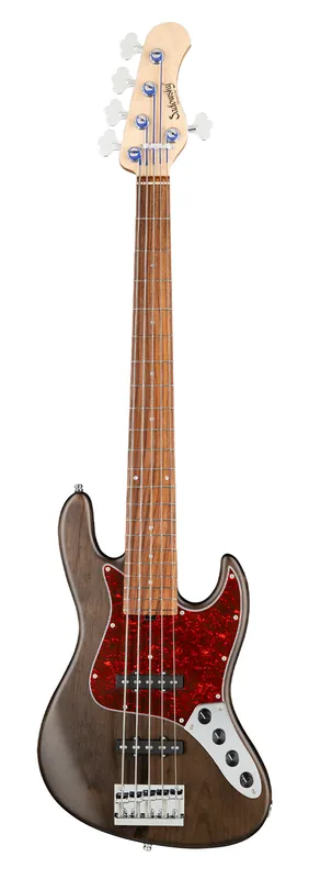 Versand Am Gleichen Tag Sadowsky MetroLine 21-Fret Vintage J/J Bass, Red Alder Body, Morado Fingerboard, 5-String - Nirvana Black Transparent Satin