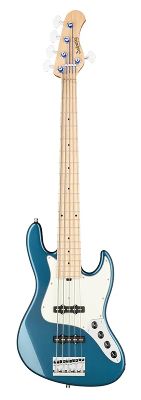 Sadowsky MetroLine 21-Fret Vintage J/J Bass, Swamp Ash Body, Maple Fingerboard, 5-String - Solid Dark Lake Placid Blue Metallic High Polish Bestseller
