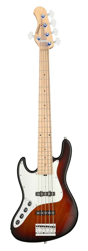 Sadowsky MetroLine 21-Fret Vintage J/J Bass, Swamp Ash Body, Maple Fingerboard, 5-String, Lefthand - Almond Sunburst Transparent Satin Günstig