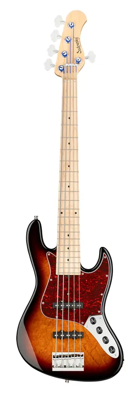 Sadowsky MetroLine 21-Fret Vintage J/J Bass, Swamp Ash Body, Maple Fingerboard, 5-String - '59 Burst Transparent High Polish Jetzt Bestellen