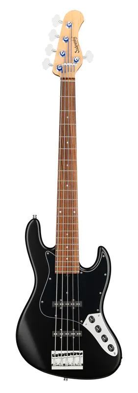 Abverkauf Sadowsky MetroLine 21-Fret Vintage J/J Bass, Red Alder Body, Morado Fingerboard, 5-String - Solid Black Satin
